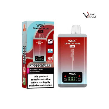 WGA Crystal Plus 20000 Puffs Disposable Vape 2-in-1 Flavours (Box of 10)