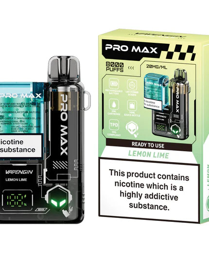 Vapengin Pro Max 8000 Disposable Pods (Box of 5)