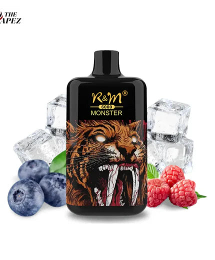 RandM Monster 6000 Puffs Disposable Vapes (Pack Of 10)