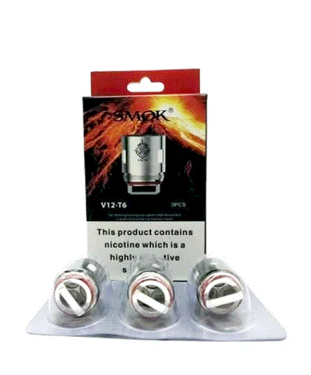 Smok V12 T6 0.17 Ohm Coils - Pack of 3