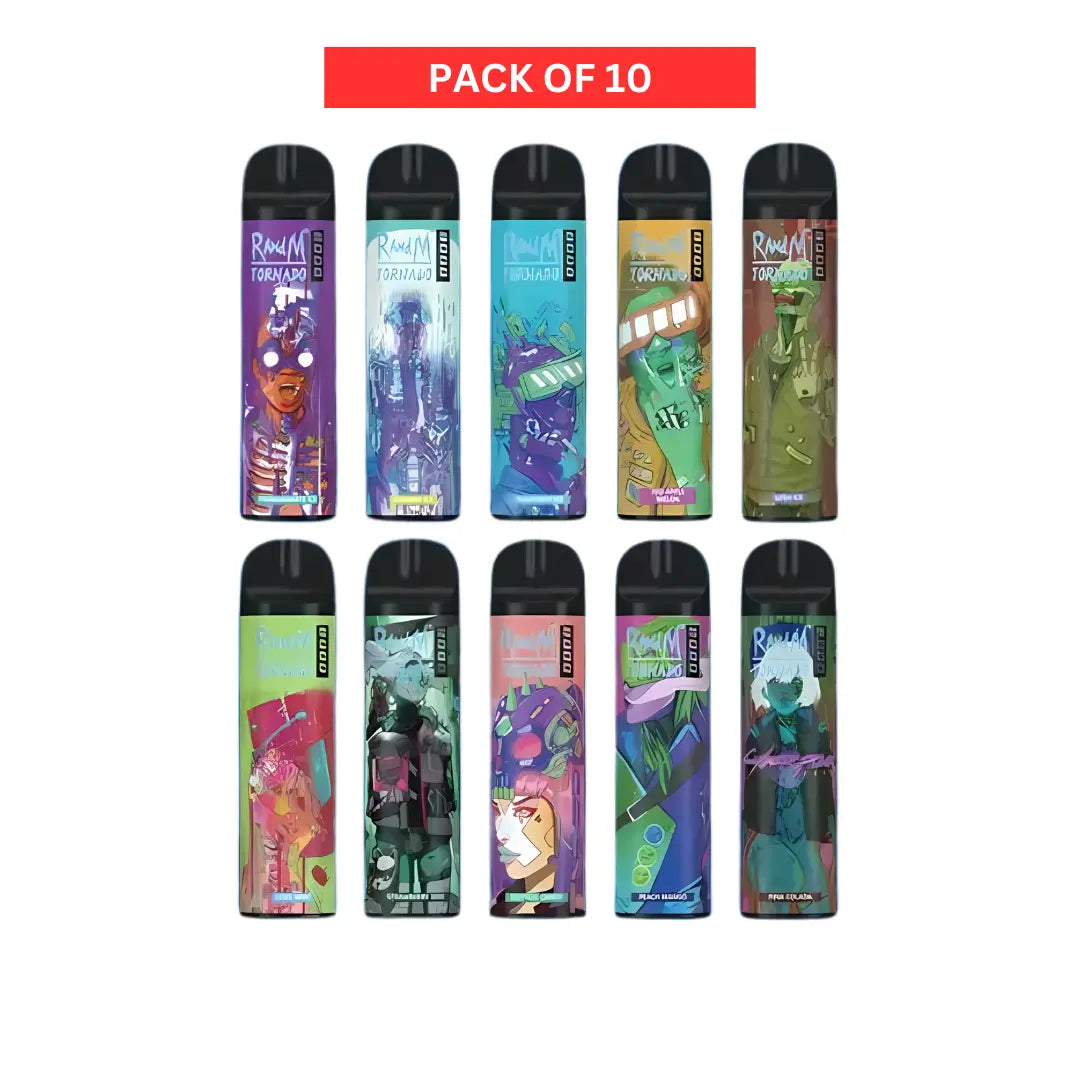 RandM Tornado 8000 Disposable Vape Device Box of 10