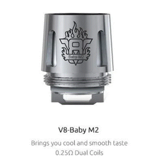 SMOK V8 X-Baby M2 Coils - Pack of 5