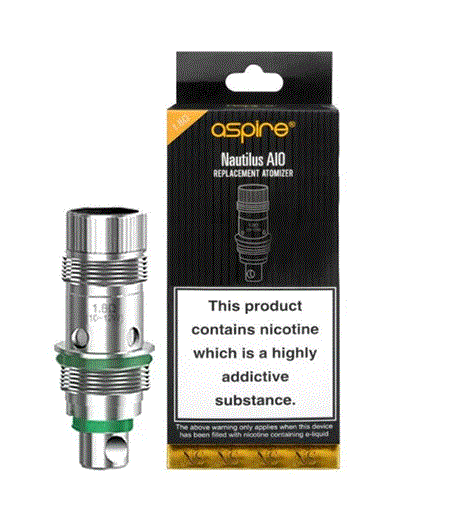 Aspire Nautilus AIO Replacement Coils 1.8ohm (Pack Of 5)