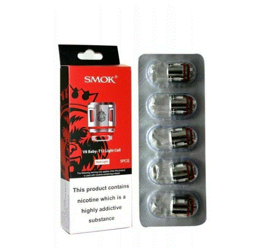 SMOK V8 Baby-T12 Light Coils - Pack of 5