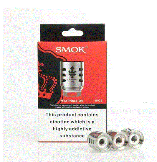 Smok TFV12 Prince Q4 Coils 0.4 Ohm - Pack of 3