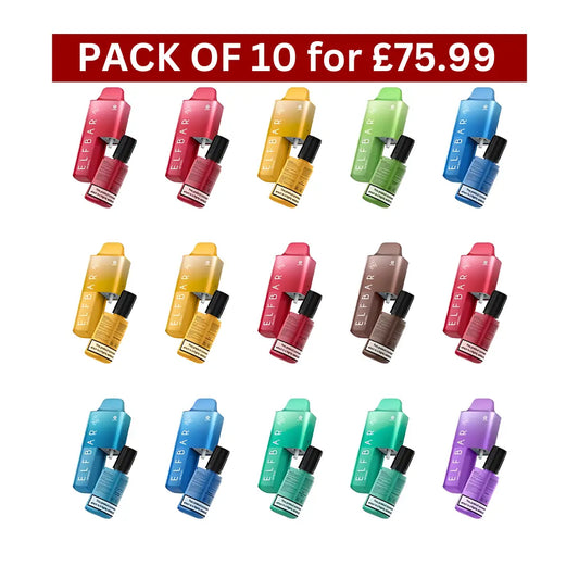 ELF Bar AF5000 Puffs Disposable Vape Device Box of 10