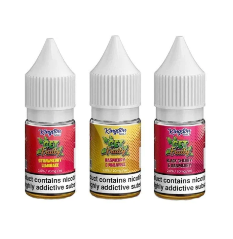 Kingston Salt Get Fruity 10ml Nic Salt (Pack Of 10)