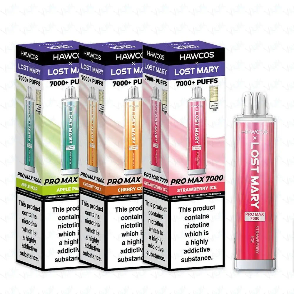 Hawcos x Lost Mary Pro Max 7000 Disposable Vape ( Pack Of 10)