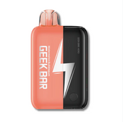 Geek Bar Hero 20000 Rechargeable Disposable Vape UK, with Off Orange colour and having Watermelon Bubblegum Flavour.