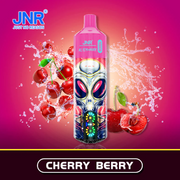 JNR Alien Max 18000 Puffs Disposable vape UK, with Pink colour and having Cherry  Berry flavour. 