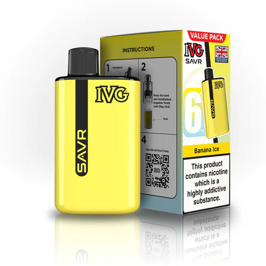 IVG SAVR 3000 Disposable Vape Box of 5
