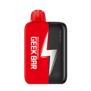 Geek Bar Hero 20000 Rechargeable Disposable Vape UK, with Red colour and having Watermelon strawberry Flavour.